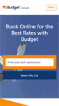 Mobile Screenshot of budget.ca