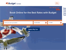 Tablet Screenshot of budget.ca