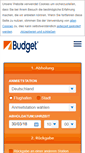 Mobile Screenshot of budget.de