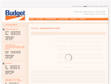 Tablet Screenshot of budget.cz