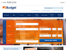 Tablet Screenshot of budget.co.za