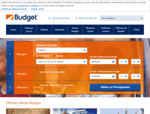 Tablet Screenshot of budget.es